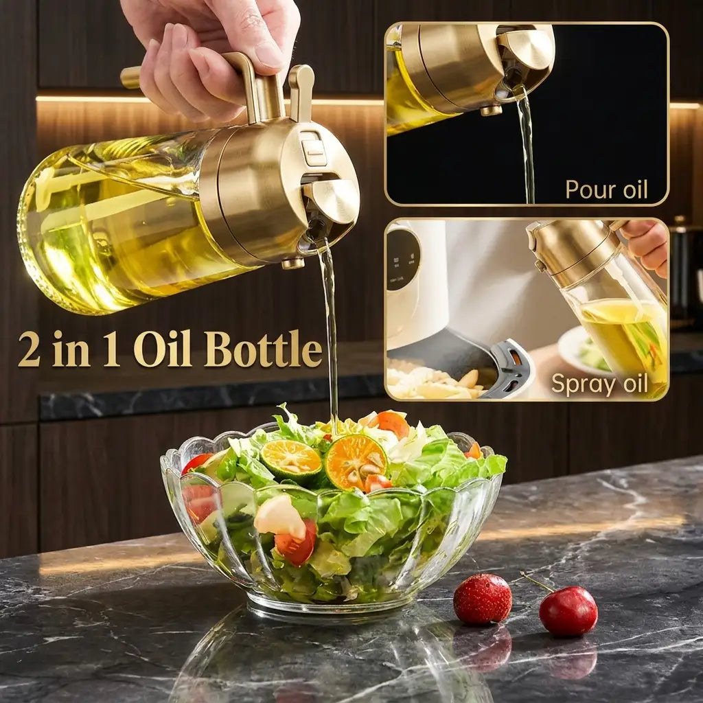Norivia™ LightShield Premium Oil Sprayer & Dispenser | 500ml